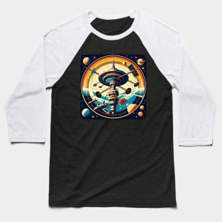 Orbital Command Space Station Tee Baseball T-Shirt